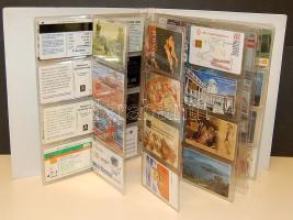 50 db magyar és külföldi telefonkártya, néhány használatlan, a többi használt