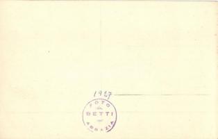 1927 Abbazia, fürdőzők / bathing people. Foto Betti - 5 db régi fotó képeslap / 5 pre-1928 photo pos...