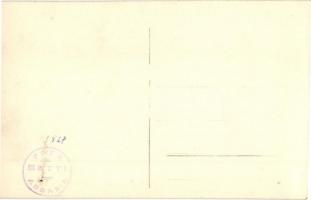 1927 Abbazia, fürdőzők / bathing people. Foto Betti - 5 db régi fotó képeslap / 5 pre-1928 photo pos...