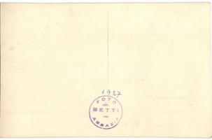 1927 Abbazia, fürdőzők / bathing people. Foto Betti - 5 db régi fotó képeslap / 5 pre-1928 photo pos...