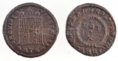 Római Birodalom / Thesszaloniki / II. Constantinus 324. AE Follis (2,93g) + 326-328. AE Follis (3,2g...