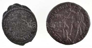 Római Birodalom / Konstantinápoly / II. Constantius 348-351. AE3 (5,07g) + Siscia / II. Constantius ...