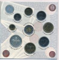 1997. 50f-200Ft (10xklf) forgalmi sor, benne 200Ft Ag "Deák", karton díszcsomagolásban T:B...