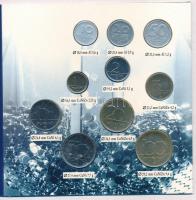 1996. 10f-100Ft 10klf db "50 éves a forint" forgalmi sor dísztokban T:BU 
Adamo FO29