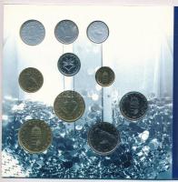 1996. 10f-100Ft 10klf db "50 éves a forint" forgalmi sor dísztokban T:BU 
Adamo FO29