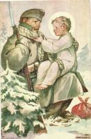 6 db RÉGI Márton L. cserkész motívumlap, vegyes minőség / 6 pre-1945 Hungarian scout art postcards s...