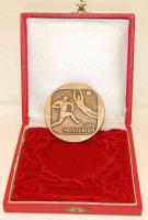 Lengyelország 1972. "Müncheni olimpia" részvevői Br emlékplakett T:1 Eredeti díszdobozban!