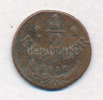 1816O 1/4kr Cu + 1816O 1/2kr Cu T:2-