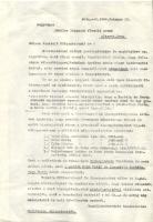 1940 Judaika témájú levelezés Büchler Zsigmond főrabbi aláírásásval