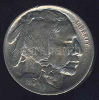USA 1913. 5c "Buffalo/Indián" T:1/2+