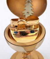 Földgömb alakú öngyújtó, tűzkőhiánnyal, m: 10 cm