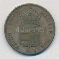 1848. 1kr Cu T:2 
Adamo B1