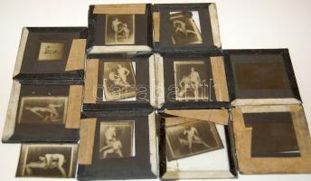 10 db pornó üvegnegatív bőrtokban