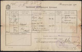 1905-1949 Vegyes okmány tétel, sok illetékbélyeggel, 13 db