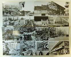 Berlin 1945-ben és az 1960-as években 8 db   23x17 cm-es fotó