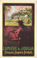 Lumiere & Jougla. Plaques, Papiers, Produits / French Photographic articles shop advertisement (EK)