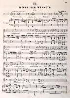 cca 1872 Beethoven Album, 30 ausgewählte Lieder für eine Singstimme mit Begleitung des Pianoforte, k...