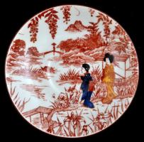 Victoria mokkás készlet, részben kézzel festett, jelzett, hibátlan