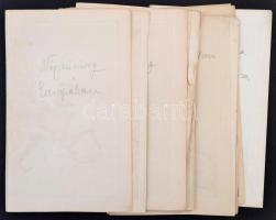 28 db színes térkép a Pallas Nagy Lexikonából, jó állapotban