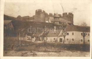 1924 Dévény, Theben a. d. Donau, Devin; vár / castle. photo