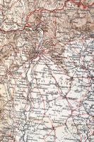 cca 1930 Az Alfa Separator Rt. reklámtérképe a trianoni határokkal, szakadással, 47x51 cm