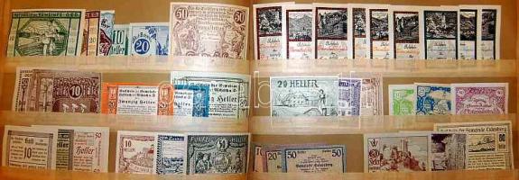 Ausztria 1920-as évek 1422db szükségpénz, mind különféle! T:igen kevés kivétellel I !