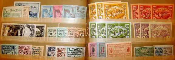 Ausztria 1920-as évek 1422db szükségpénz, mind különféle! T:igen kevés kivétellel I !