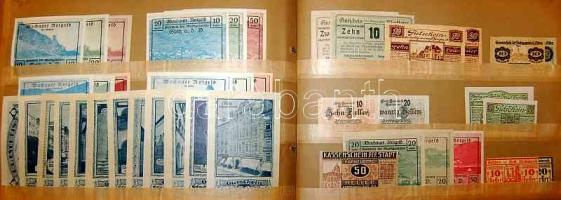 Ausztria 1920-as évek 1422db szükségpénz, mind különféle! T:igen kevés kivétellel I !