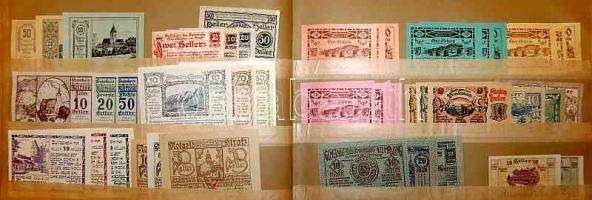 Ausztria 1920-as évek 1422db szükségpénz, mind különféle! T:igen kevés kivétellel I !