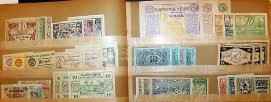 Ausztria 1920-as évek 1422db szükségpénz, mind különféle! T:igen kevés kivétellel I !