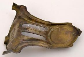 cca 1910 réz zsebóratartó, m:12,5 cm