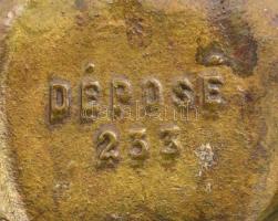 cca 1910 réz zsebóratartó, m:12,5 cm