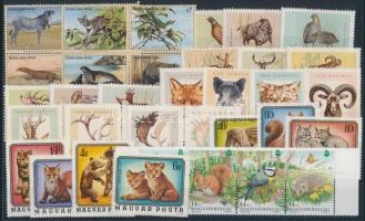 1964-1995 Animals 38 stamps, 1964-1995 Állat motívum összeállítás 38 klf bélyeg