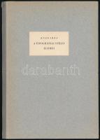 Kner Imre: A tipográfia stílus elemei. Gyoma, 1933, Szerzői kiadás, 18 p. Kiadói félvászon-kötés. Készült 250 példányban. Kereskedelmi forgalomba nem került.