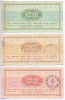 Lengyelország / Deviza tanúsítvány 1969. 1c + 2c felülbélyegzéssel + 5c felülbélyegzéssel T:III
Pol...