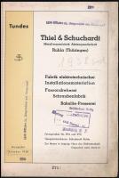1938 Thiel&Schuchardt Metallwerenfabrik Aktiengesellschaft prospektusa, német nyelven. Papírköté...