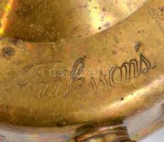 Régi svéd gyorsfőző, jelzett, m: 17 cm, d: 10 cm