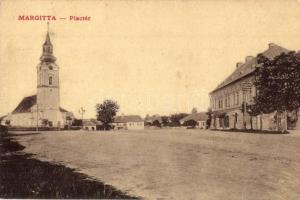 Margitta, Marghita; Piac tér. Henger Victor kiadása / market square (EK)