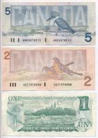 Kanada 1973. 1$ + 1986. 2$ + 5$ T:III
Canada 1973 1 Dollar + 1986. 2 Dollars + 5 Dollars C:F
Kraus...