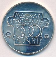 1985. 500Ft Ag "Kulturális Fórum Budapest 1985" T:BU Adamo EM89