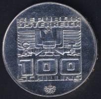 Ausztria 1976. 100Sch Ag "Téli olimpia-Innsbruck" T:1