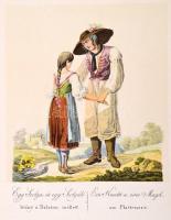 Magyar népviselet. Balaton, Vas megye Dunántúl, Betyárok. 6 db régi metszetről készült facsimile. 34...