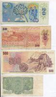 Csehszlovákia 1919.1K (2x) + 1961. 3K + 5K + 1973. 500K + 1987. 50K + Szlovákia 1993. (1988) 20K szl...