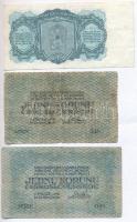 Csehszlovákia 1919.1K (2x) + 1961. 3K + 5K + 1973. 500K + 1987. 50K + Szlovákia 1993. (1988) 20K szl...