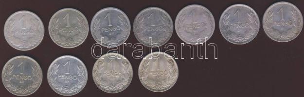 1926-39. 1P Ag (11x) T:1-/2,2,3