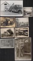 cca 1930-1960 Vegyes fotó tétel,8 db, régi teherautókról,  14x10 cm és 6x6 cm között.