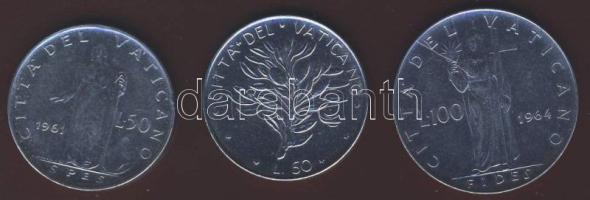 Vatikán 1961+1973. 50L 2klf + 1964. 100L T:1/2
