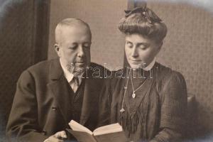 cca 1910 Max von Thun grófot és családját ábrázoló fotó gyűjtemény, összesen 25 db fotólap, részben ...