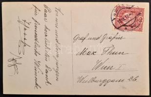 cca 1910 Max von Thun grófot és családját ábrázoló fotó gyűjtemény, összesen 25 db fotólap, részben ...