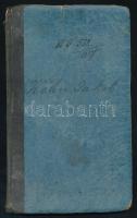 1852 Házalókönyv simonyi zsidó kereskedő részére, 30kr CM okmánybélyeggel, benne sok bejegyzéssel / Peddler passport for Jewish tradesman